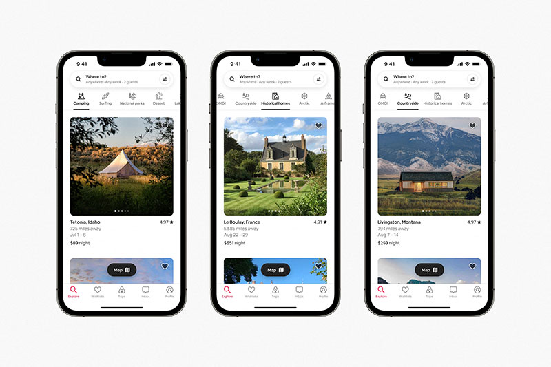 airbnb-app The Future of Mobile: 60 Unique App Ideas for Startups