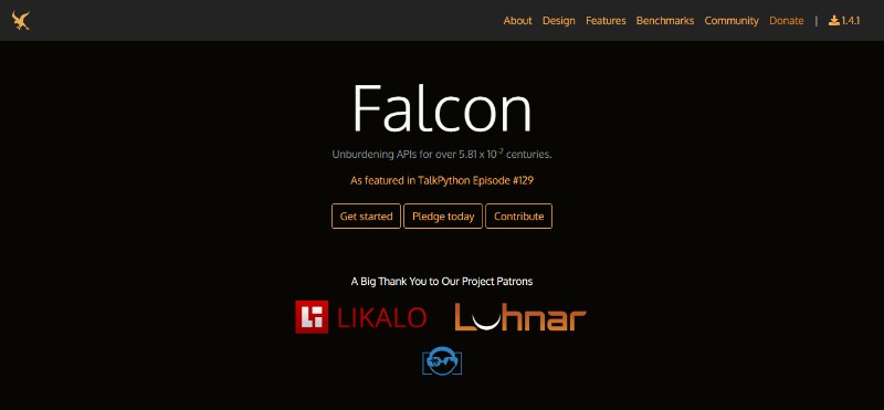 falcon_-_bare-metal_web_api_framework_for_python The best Python frameworks you can use in web development