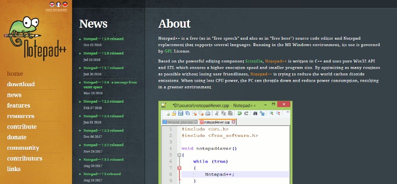 notepad_home 14 Best Web Development IDE in 2021 [CSS, HTML, JavaScript]