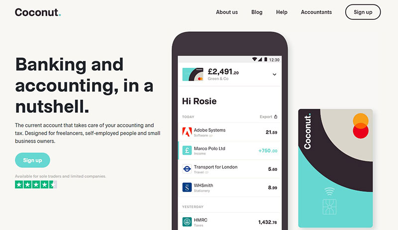 coconut The most exciting fintech startups you should watch this year