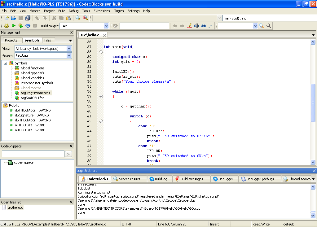 codeblocks The 14 Best IDE for C++ Programmers to Start Using