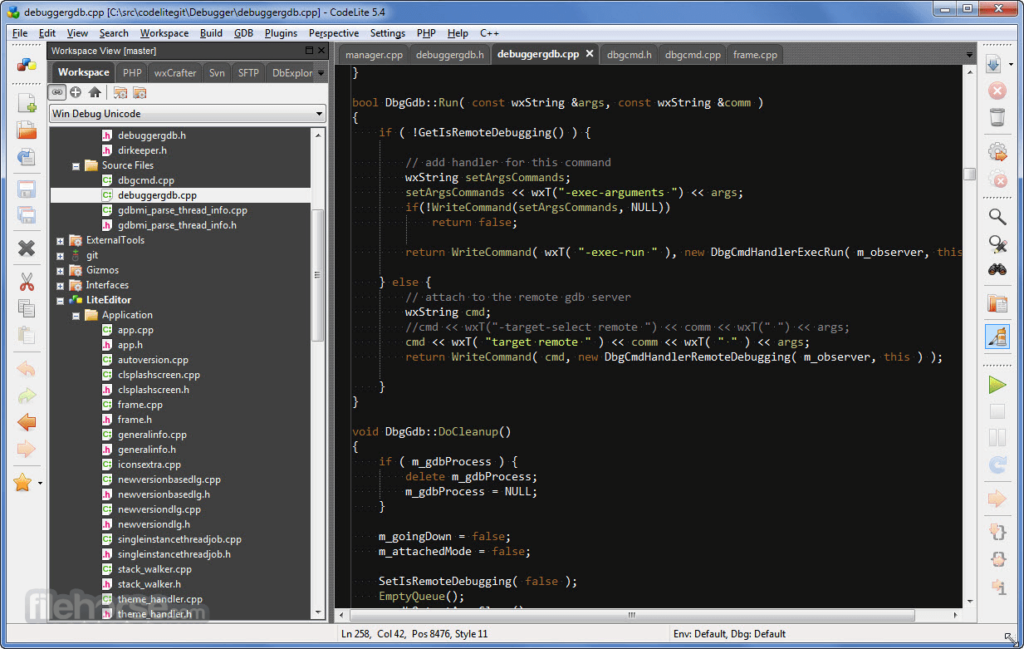 codelite-screenshot-01-1024x649 The 14 Best IDE for C++ Programmers to Start Using