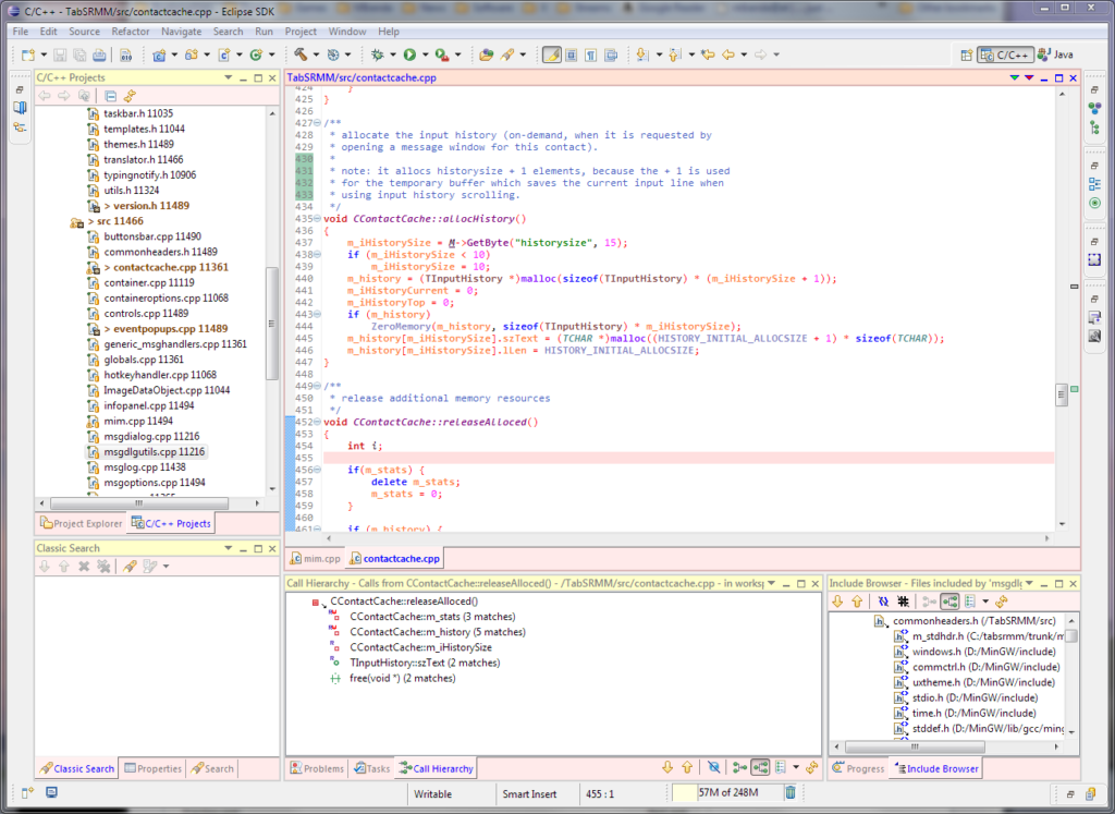 eclipse-ide-for-c-c-developers-1024x747 The 14 Best IDE for C++ Programmers to Start Using