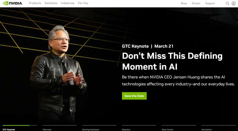 Nvidia-homepage The Most Interesting Tech Companies in the Bay Area