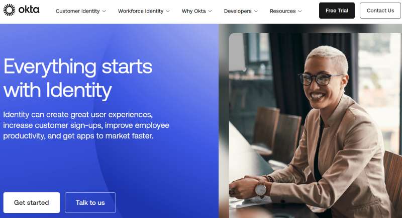 Okta-homepage The Most Interesting Tech Companies in the Bay Area