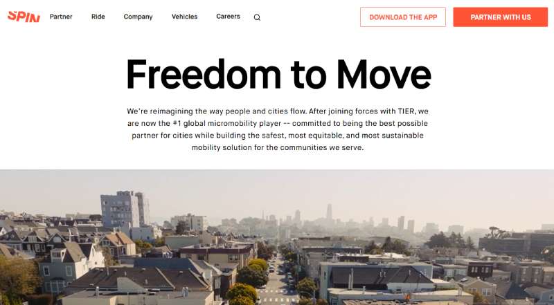 Spin-homepage The Most Interesting Tech Companies in the Bay Area