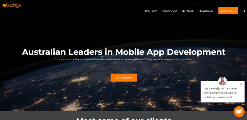 Buzinga-App-Development Innovative App Development Companies in Australia