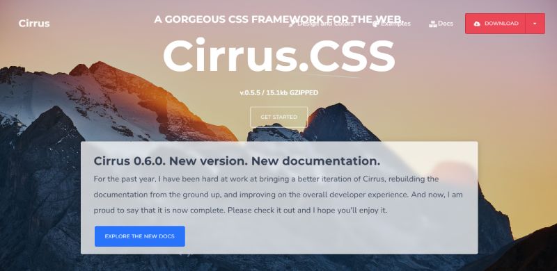 Cirrus The 17 Top Bootstrap Alternatives for Web Designers
