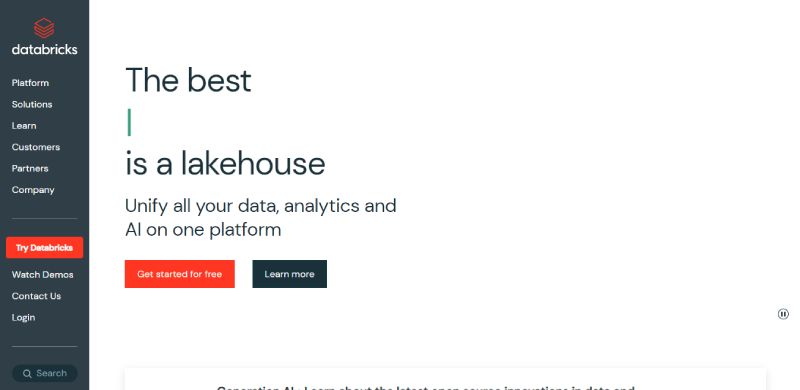 Databricks The 17 Top Hadoop Alternatives for Data Engineers