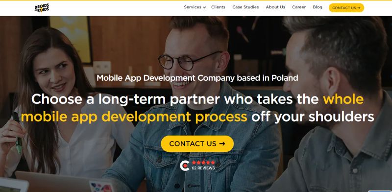 Droids-on-Roids Outstanding App Development Companies In California