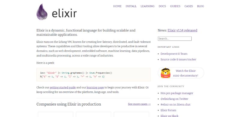 Elixir-1 These 21 Express.js Alternatives are Worth Checking Out