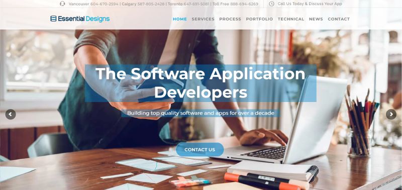 Essential-Designs Looking at the Top App Development Companies in Canada