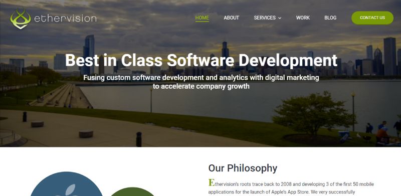 Ethervision Top-Notch App Development Companies In Chicago