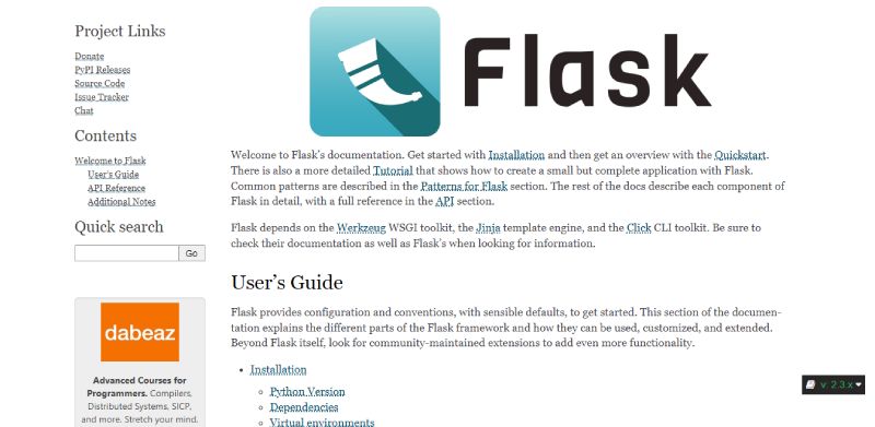 Flask The 19 Best Django Alternatives for Front-End Developers