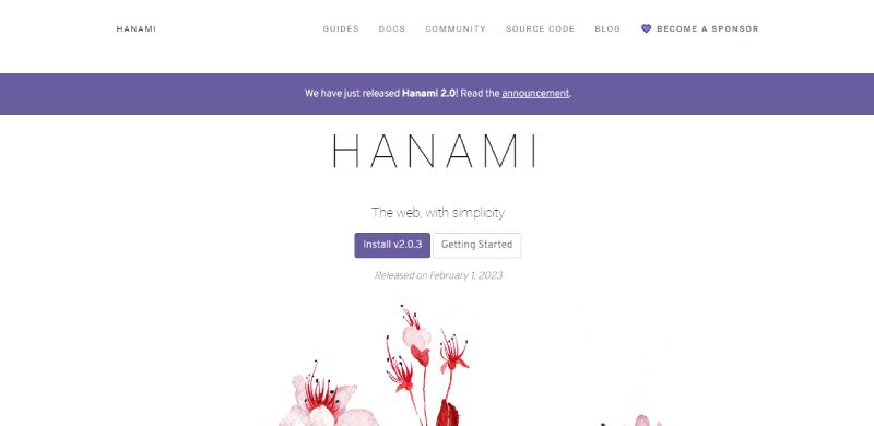 Hanami-1 The 19 Best Flask Alternatives Devs Should Try