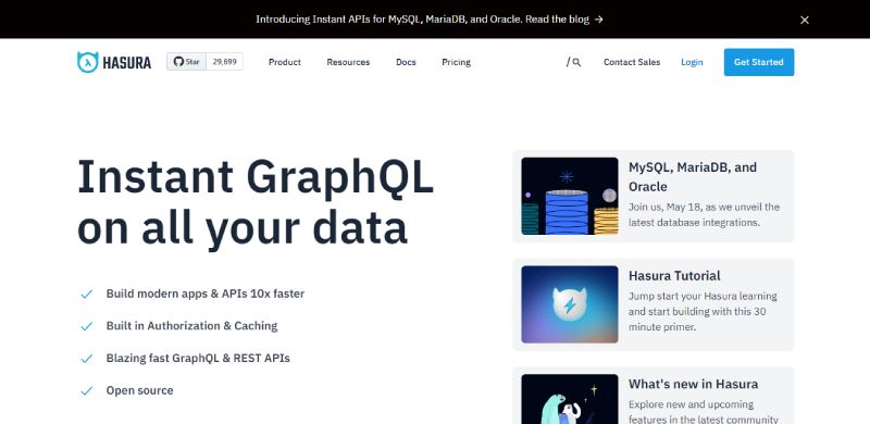 Hasura-1 The Best GraphQL Alternatives to Streamline Your Workflow