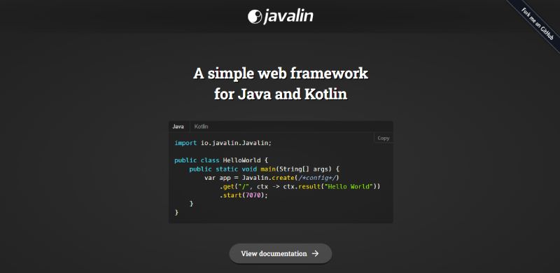 Javalin A Fresh Take on Java: The 17 Most Promising Spring Alternatives