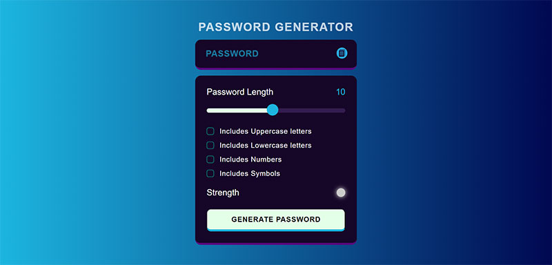 Password-Generator Unique App Ideas for Startups