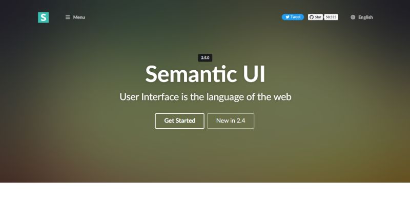 Semantic-UI Top CSS Frameworks for Modern Web Development