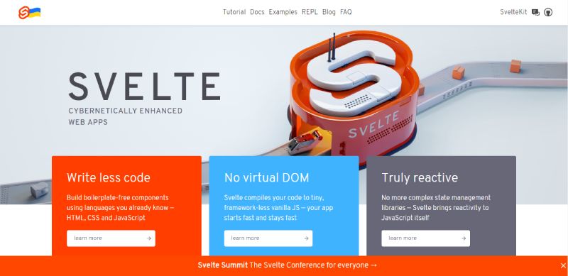 Svelte-1 The 20 Best Laravel Alternatives for Web Development