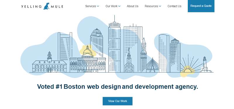 Yelling-Mule Experienced Web Development Companies In Boston