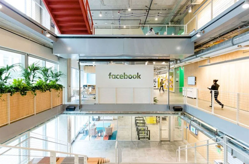 facebook-office Tech Companies With the Best Employee Benefits