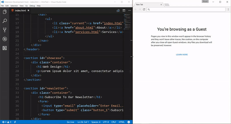 vscode-live-server-animated-demo The Best VS Code Extensions for Cutting-Edge Development