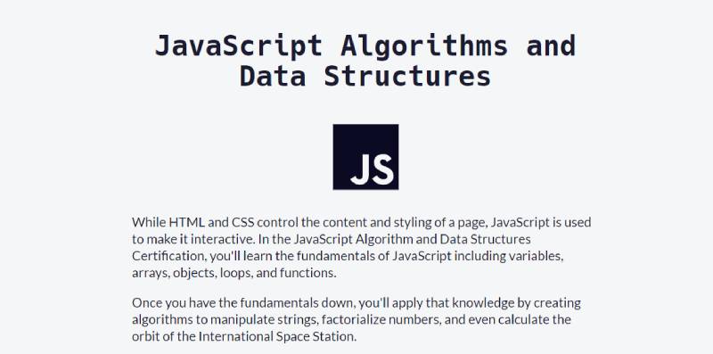 JavaScript-Algorithms-and-Data-Structures-Certification-on-freeCodeCamp JavaScript Certification: Boost Your Resume With These Options