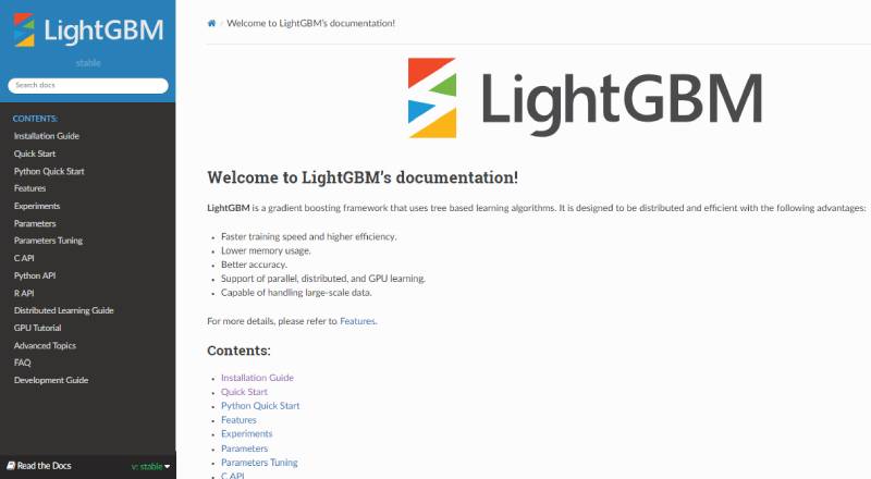 LightGBM The Best Python Libraries To Use As A Developer