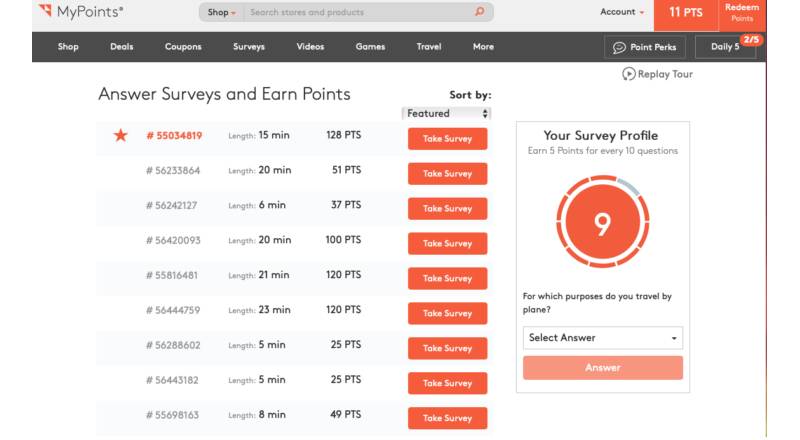 MyPoints-1 Earn Cash for Surveys: Must-Try Apps Like InboxDollars