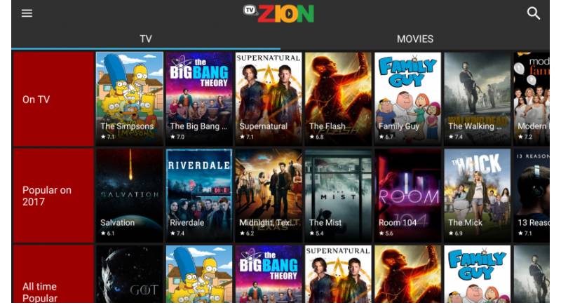 TVZion Stream Movies & TV: Dive Into Apps Like BeeTV