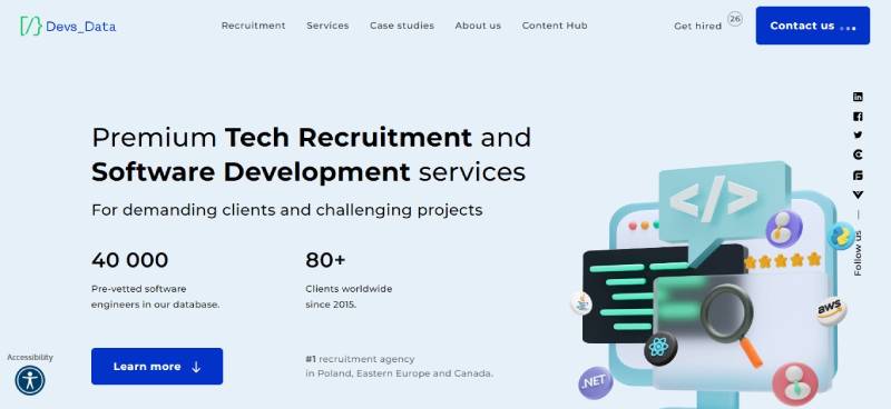 DEVSDATA-TECH-TALENT-LLC Fintech Recruitment Agencies: Where Talent Meets Tech