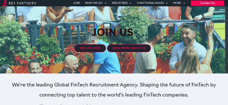 EC1-Partners Fintech Recruitment Agencies: Where Talent Meets Tech