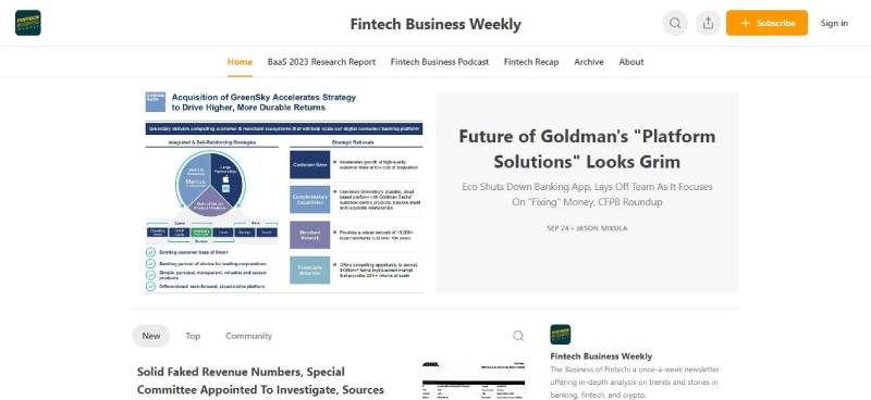 Fintech-Business-Weekly-by-Jason-Mikula Stay Updated: Must-Read Fintech Newsletters