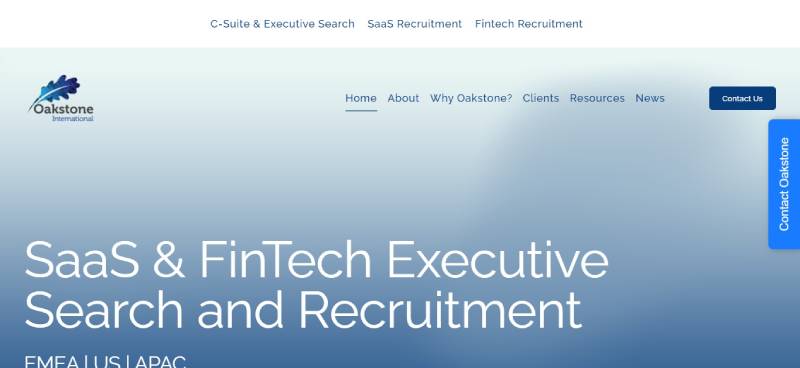 Oakstone-International Fintech Recruitment Agencies: Where Talent Meets Tech