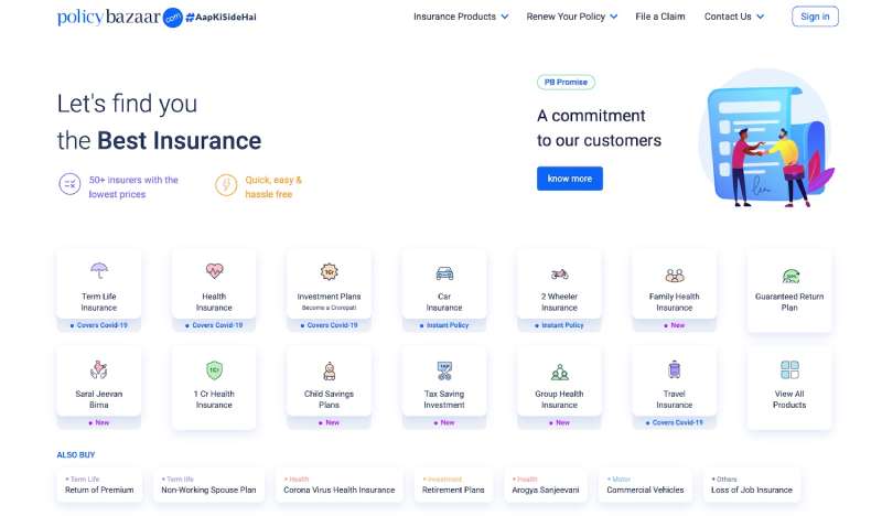 PolicyBazaar Insurance Tech Companies: Disrupting Traditional Coverage