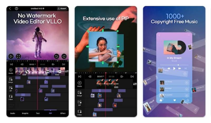 VLLO-iOS-Android Edit Videos on the Go: Best Apps Like CapCut