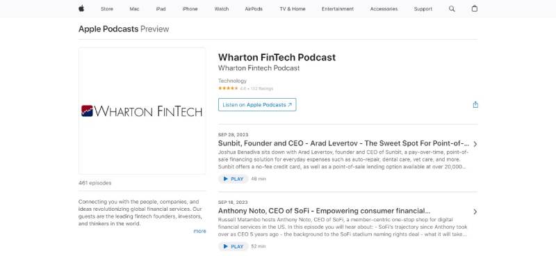 Wharton-Fintech The Most Insightful Fintech Podcasts of This Year