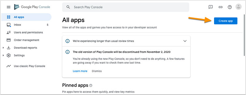 Creating-the-Application-on-Google-Play-Console Step-by-Step Guide: How To Publish an App on Google Play