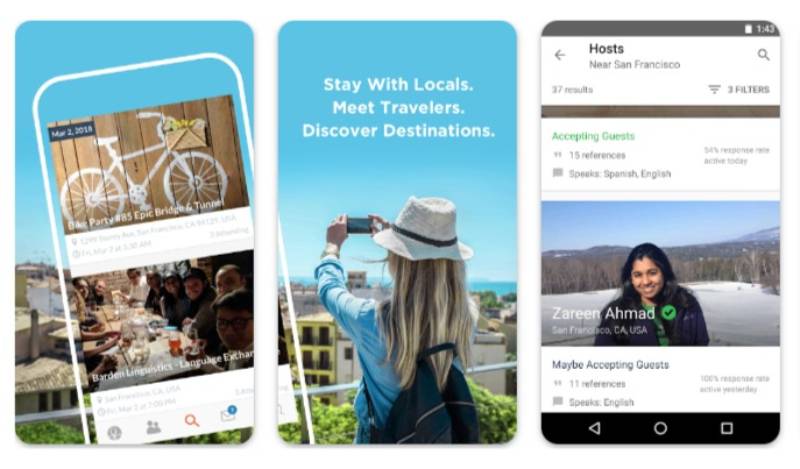 Couchsurfing Connect and Explore: The Best Apps Like Meetup
