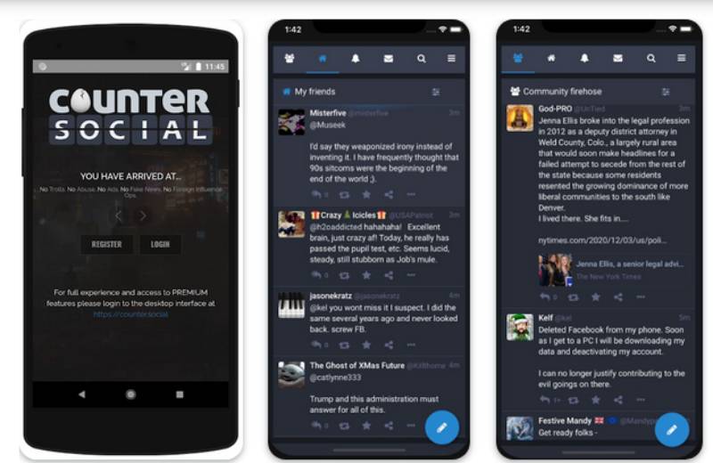 CounterSocial Stay Informed: Essential Apps Like Twitter