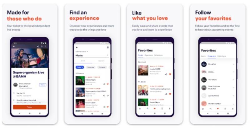 Eventbrite Connect and Explore: The Best Apps Like Meetup