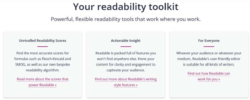 Readable Enhance Your Writing: 13 Apps Like Grammarly Explored