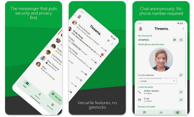 Threema Secure Messaging: 10 Apps Like Telegram