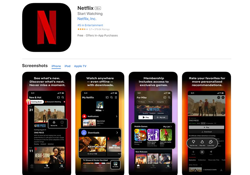 netflix-ios Techniques to Improve The App Store Conversion Rate