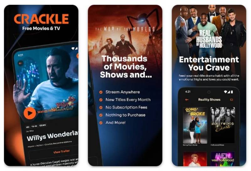Crackle Stream On Demand: Entertainment Apps Like MovieBox