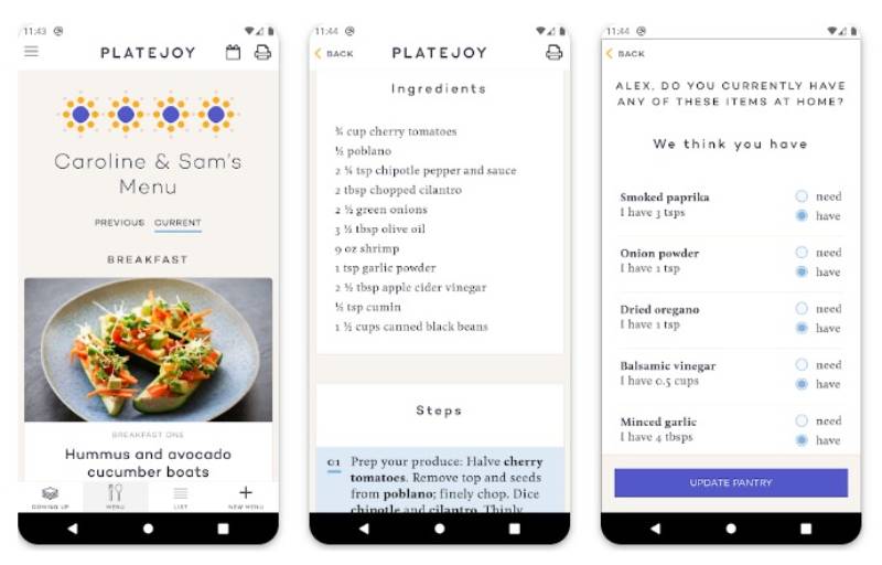 PlateJoy Journey to Fitness: Best Apps Like Weight Watchers