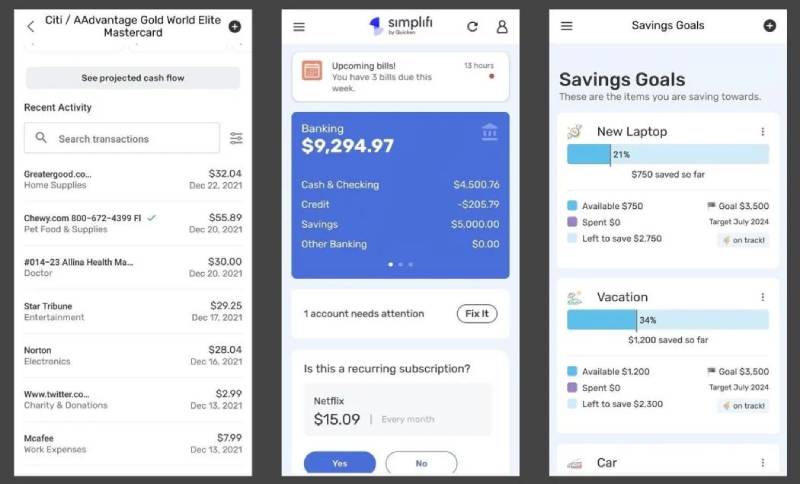 Quicken-Simplifi Manage Money Better: Apps Like Mint for Financial Health