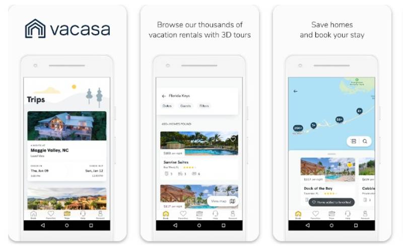 Vacasa Discover the World: Top Apps Like Airbnb for Travelers