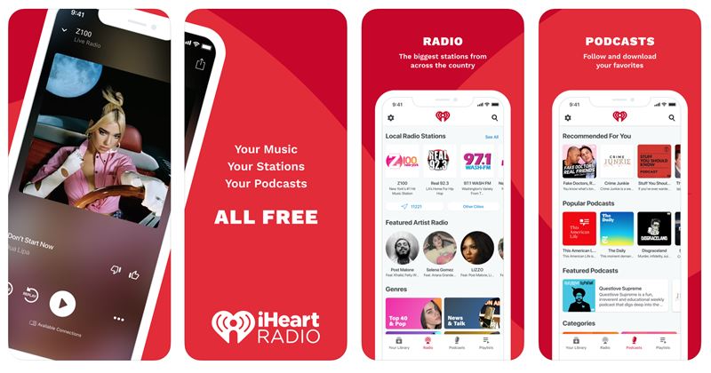 iHeartRadio Tune In: Music Streaming Apps Like Pandora